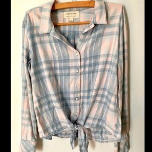 Cloth and Stone Plaid Flannel Shirt